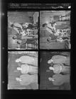 Clinical check (boy in high chare); Group of men (4 Negatives) (January 6, 1958) [Sleeve 7, Folder a, Box 14]